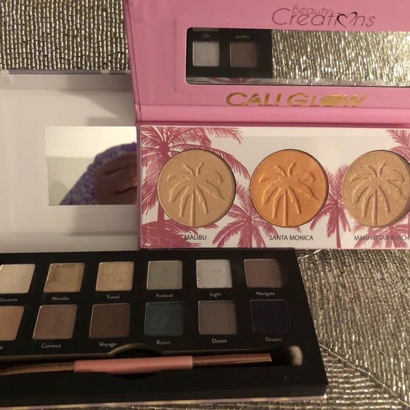 Cargo Wonderlust Eye Palette & Cali Glow Highlighter Palette Beauty Creations - Picture 2 of 3
